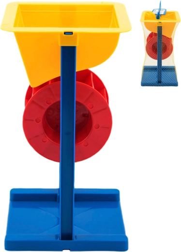 Moară din plastic Lori cu pâlnie pentru nisip - 1 bucată