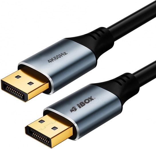Cablu DisplayPort 4K 60 Hz cu conectori aurii 1 m