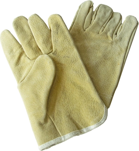 Mănuși de lucru din piele Pigeon din piele de porc, galbene