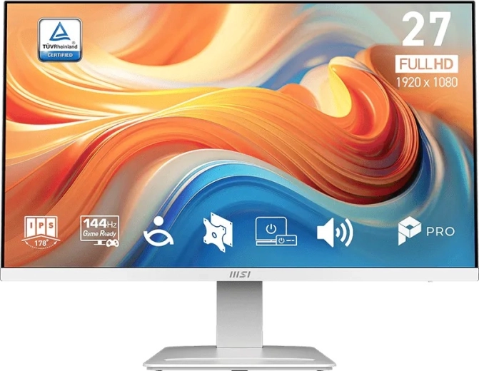 MSI PRO MP273W E14A 27" monitor de gaming și birou alb