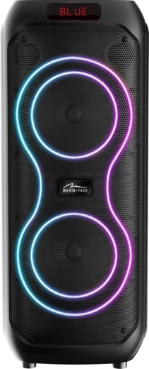 Boxă Bluetooth pentru petreceri MEDIA-TECH Power Audio Max MT3185, 120 W RMS, karaoke, TWS, FM, USB-C