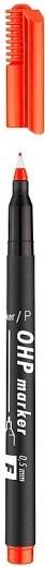 Marker permanent ICO OHP F roșu 0,5 mm