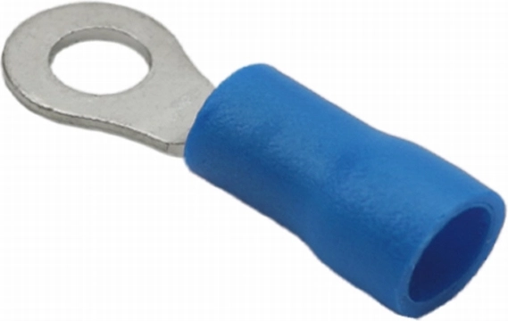 Papuc de cablu izolat 6,5/3,4 mm albastru
