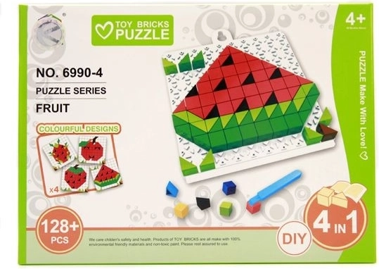 Puzzle de asamblat fructe 128 de piese - 1 bucată