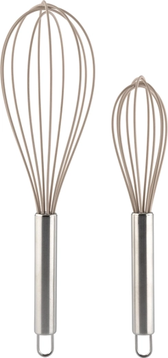 Altom Design teluri metalice cu capete din silicon, set 2 buc.
