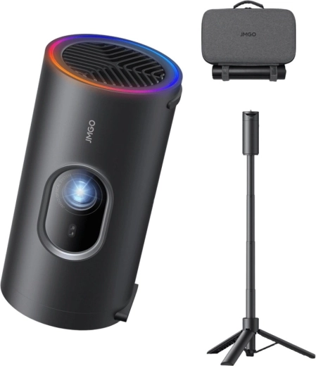 JMGO PicoPlay+ (generația a 2-a) proiector LED Full HD – pachet cu powerbank și trepied