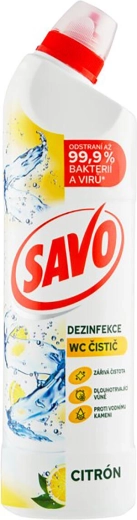 Savo WC curățător lămâie fără clor 750 ml