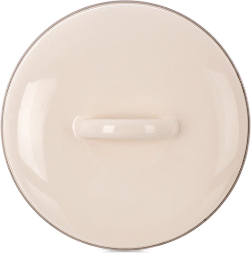 Capac emailat crem 15 cm