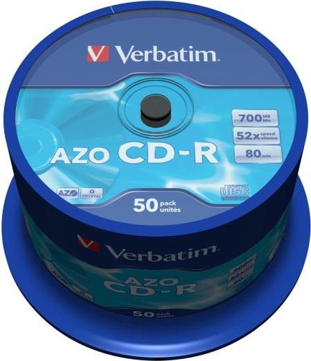 Verbatim CD-R AZO Crystal 700 MB 52x - 50 buc.