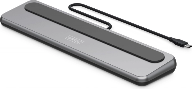 Stație de andocare USB‑C cu 12 porturi, 8K/30 Hz cu HDR, 3 monitoare MST, HDMI, DisplayPort, USB‑C 3.2 Gen2, Gigabit Ethernet, SD/microSD, PD 100 W
