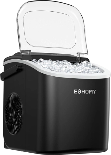 Euhomy IM001 aparat de făcut cuburi de gheață 1,2 l 12 kg negru