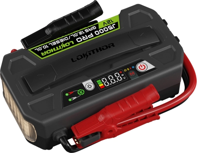 Lokithor J5000 Pro demaror portabil 5000 A (LiFePO4, 99,84 Wh)
