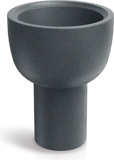 Ghiveci Molta Vessel 40 cm gri granit