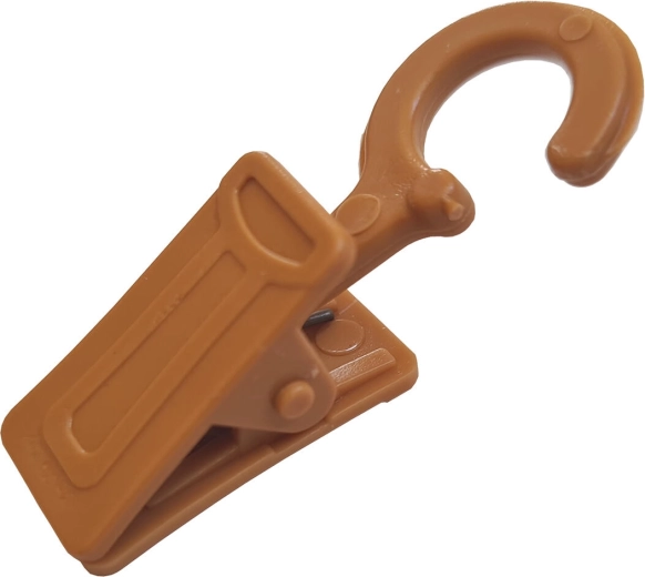 Clipsuri pentru perdele din plastic, decor cireș, 10 bucăți