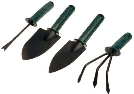 Set de unelte de grădină 24 cm, 4 piese