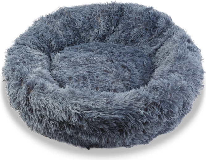 Culcuș rotund pentru câini, mărimea L, 70 cm, gri