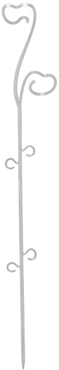 Suport pentru orhidee 39 cm transparent