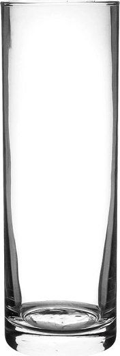 Vază din sticlă Cylinder 10 × 40 cm transparentă