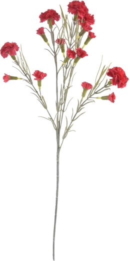 Garoafă artificială roșie 63 cm