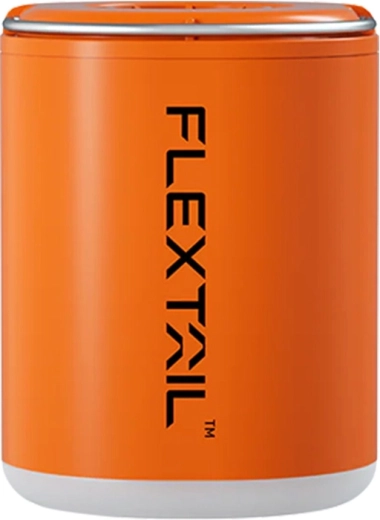Flextail Tiny Pump 2X pompă electrică portabilă 3 în 1 cu lanternă, portocalie