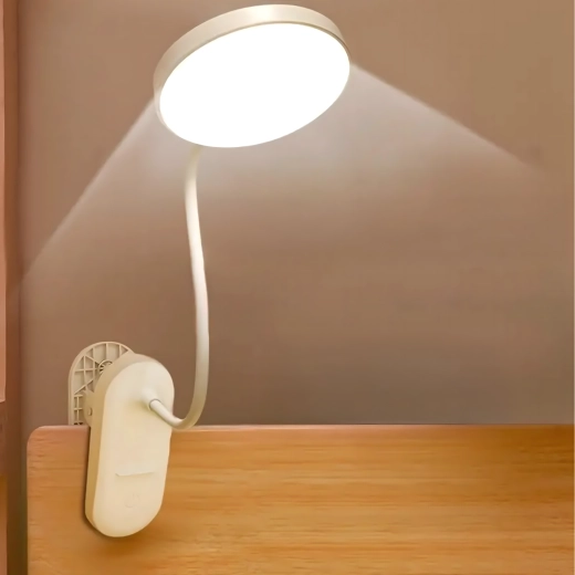 Lampă LED fără fir cu clemă pentru citit și lucru
