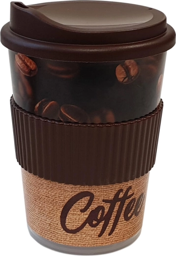 Pahar cu gură de băut 0,25 l cu manșetă PH Ekoline Coffee
