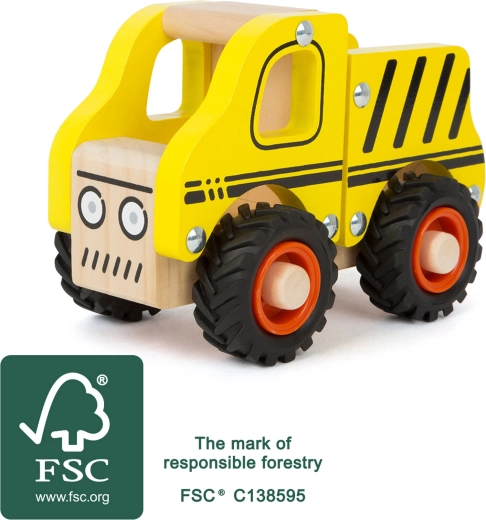 Vehicul de construcții din lemn Small Foot