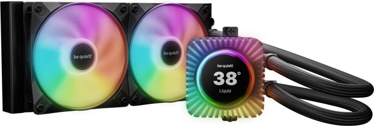 be quiet! Light Loop IO LCD 240 mm răcire cu apă pentru procesor neagră