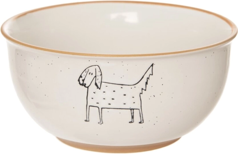 Bol ceramic pentru câini Statek 13,5 cm