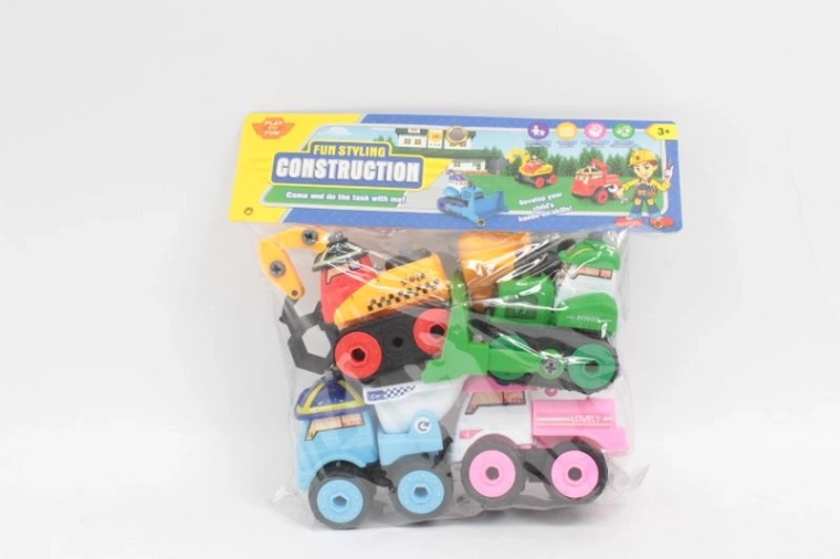 Set de construcție cu șuruburi – utilaje de construcții