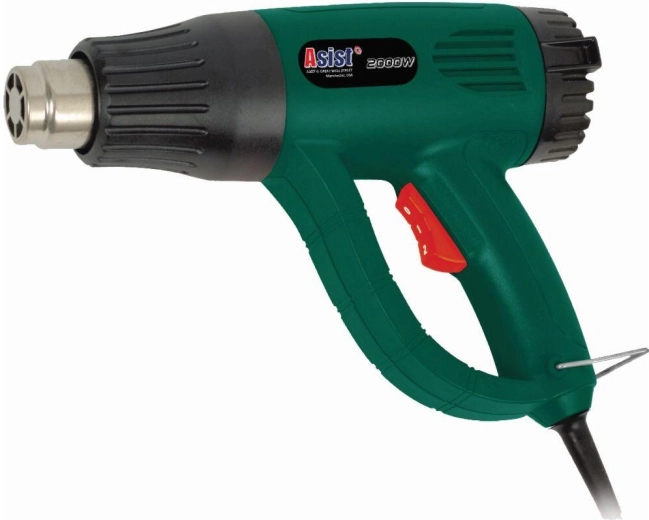 Pistol cu aer cald 2000 W cu accesorii ASIST