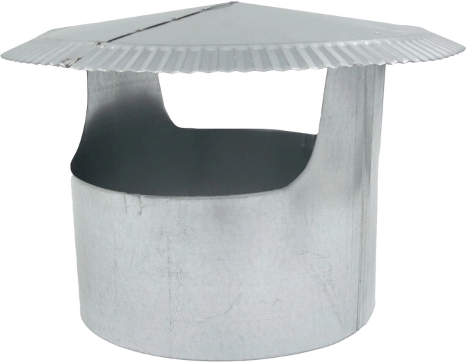 Coif pentru coș de fum 200 mm din oțel galvanizat