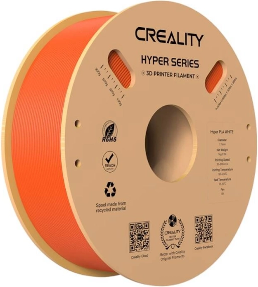 Filament portocaliu CREALITY Hyper PLA 1,75 mm, 1 kg