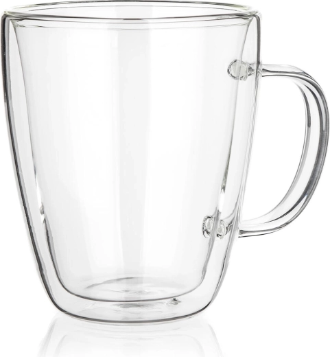 Cană din sticlă cu pereți dubli Doblo 300 ml