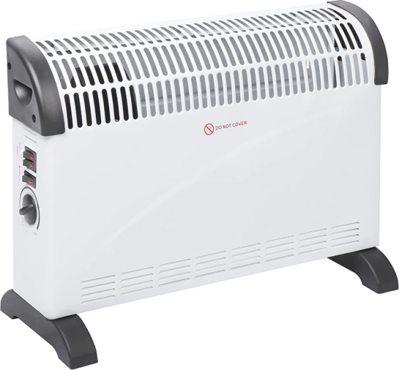 Convector cu aer cald Solight, 2000 W, cu ventilator și termostat