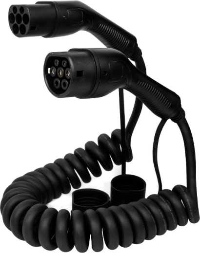 Cablu de încărcare spirală Type 2 Defenzo Spiro AC 11 kW, 5 m