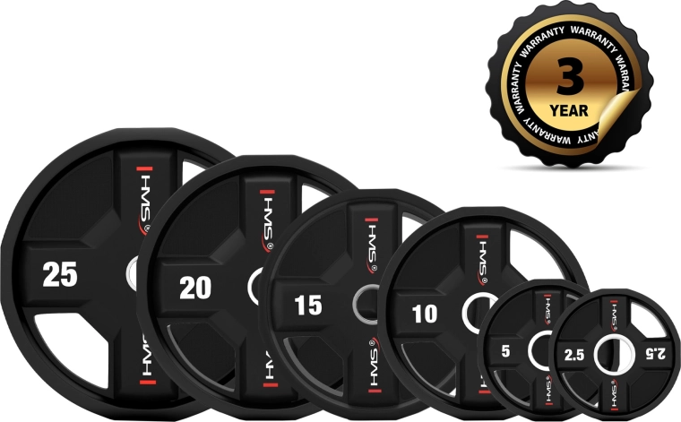 Disc olimpic din poliuretan 10 kg HMS