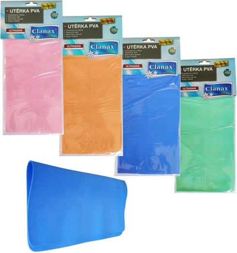 Lavetă PVA ultraabsorbantă 30 × 30 cm – mix de culori