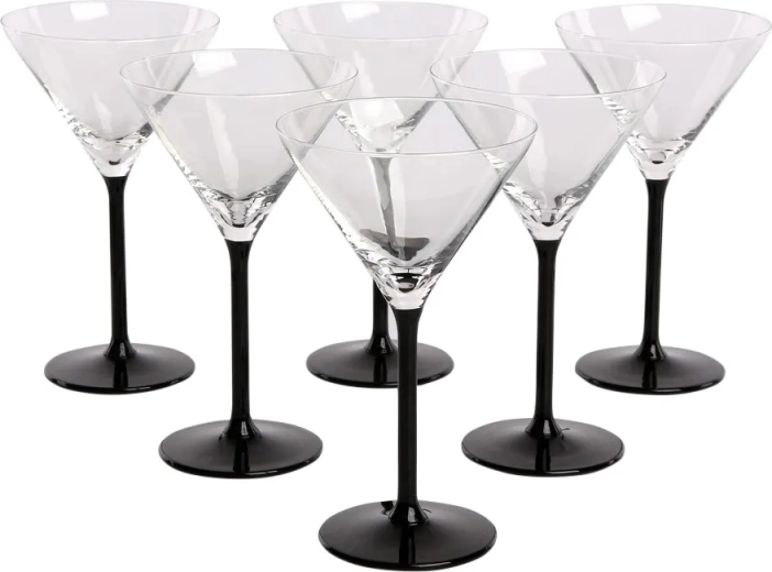 Onyx set de 6 pahare pentru martini 260 ml