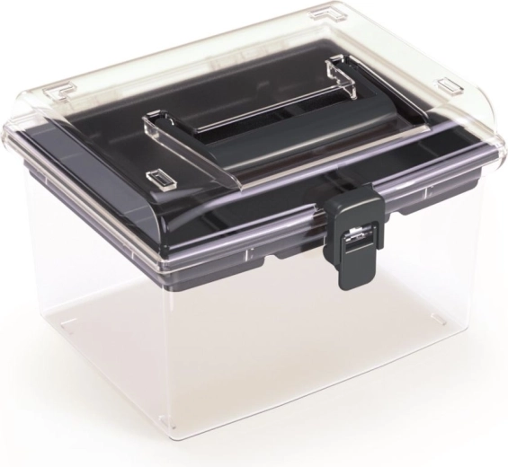 Organizator din plastic cu capac transparent 195 × 174 × 135 mm NUF HIGH