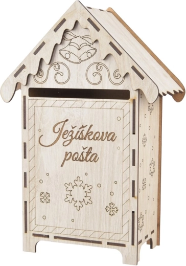 Cutie poștală din lemn pentru Moș Crăciun