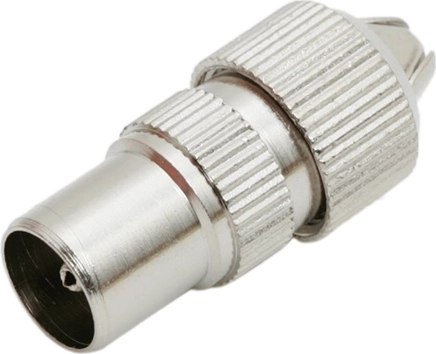 Mufă coaxială metalică pentru televizor