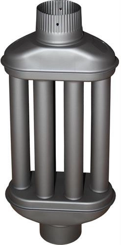 Schimbător de căldură pentru coș de fum 120 × 550 mm antracit