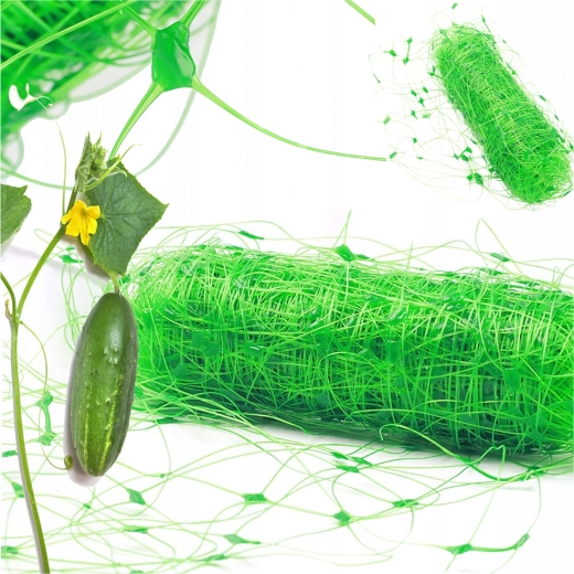 Plasă de susținere pentru castraveți, fasole și roșii 1,2 × 20 m