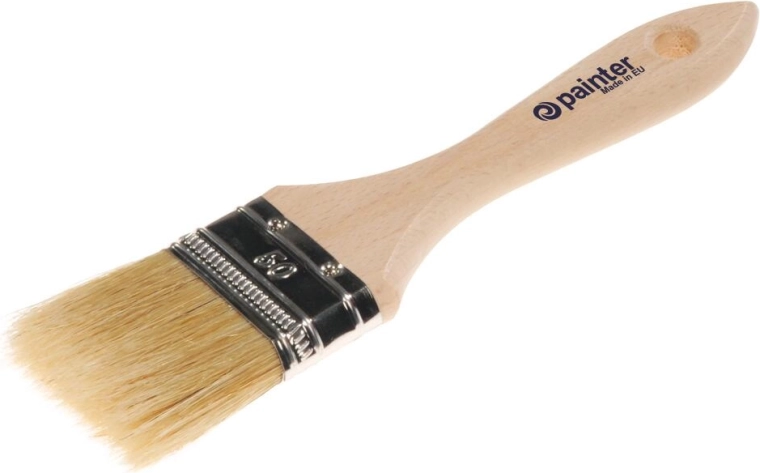 Pensulă plată de vopsit 20 mm cu mâner din lemn