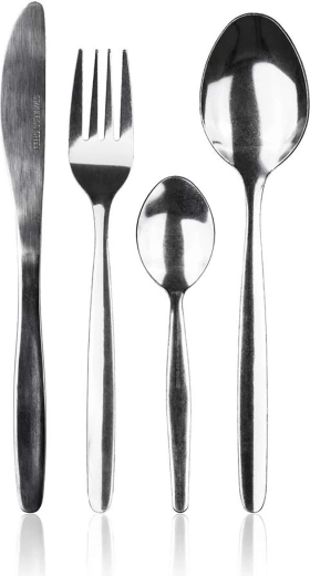 Set de tacâmuri din inox EKO, 24 piese