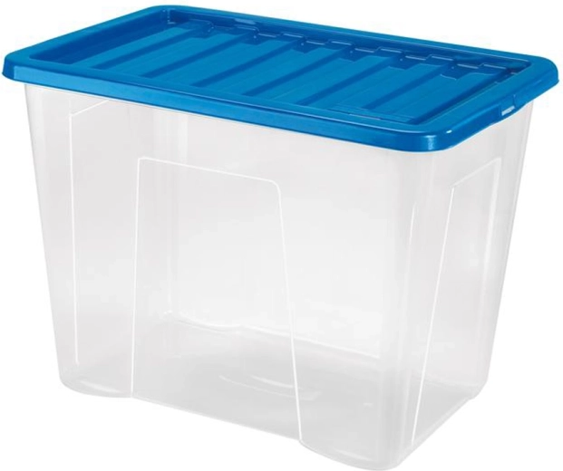 Cutie de depozitare din plastic cu capac HEIDRUN Quasar 80 l