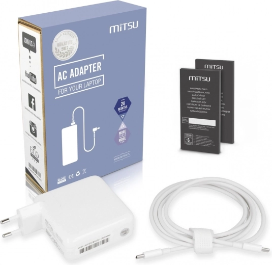 Adaptor de alimentare Mitsu USB-C 100 W PD pentru laptop