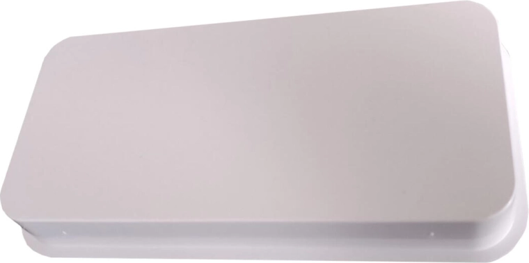 Capac plat din plastic 110 × 55 mm pentru conducte