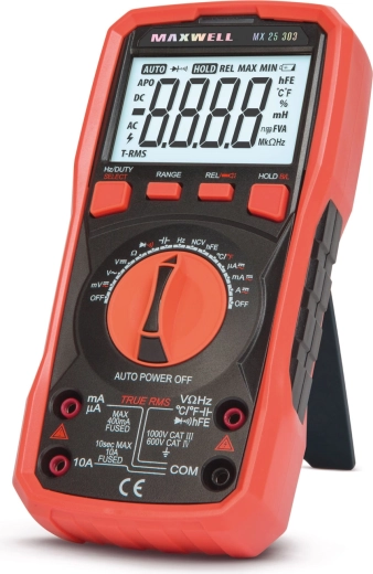 Multimetru digital True RMS cu măsurarea temperaturii